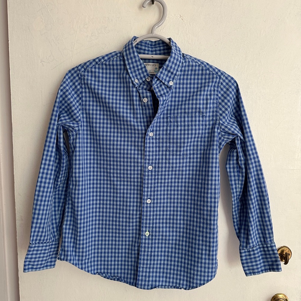 Crewcuts Long Sleeved Polo, Size 10